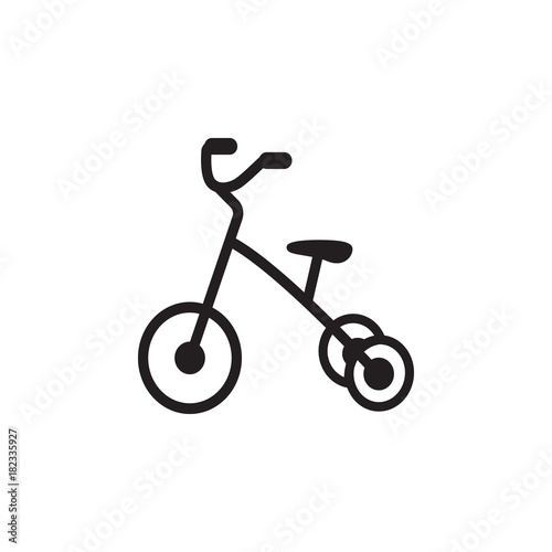 Tricycle icon. Toy element icon. Premium quality graphic design icon. Baby Signs, outline symbols collection icon for websites, web design, mobile app
