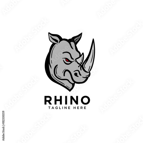 Head anger rhino