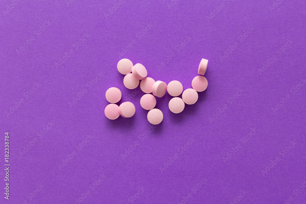 Group pink tablets. Group pink tablets.