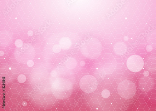 Abstract Pink Background_Honeycomb Structure #Vector Graphics 