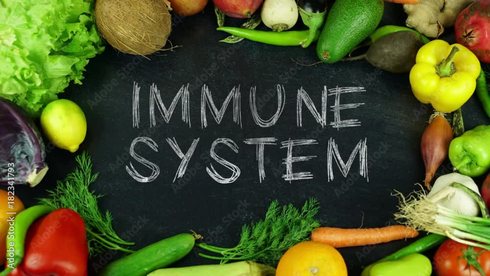 Immune system fruit stop motion
