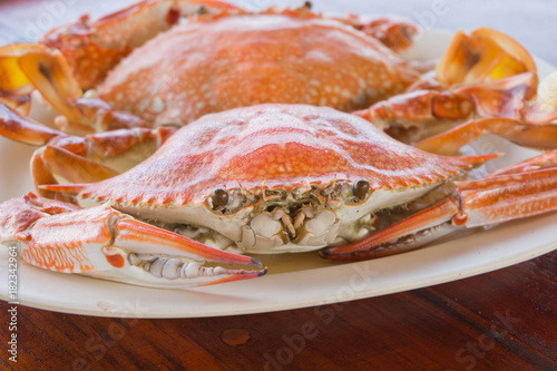 渡り蟹の蒸し焼き（カニ/crab）