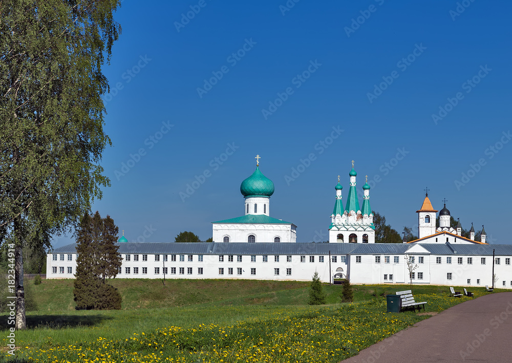 Russian Orthodox Alexander-Svirsky Monastery in Leningrad, Russia