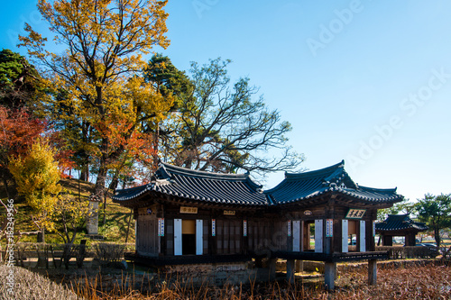 Gangneung-si, Gangwon-do, South Korea - Seongyojang is Typical traditional house(hanok) of Korea in Gangneung-si. © SiHo