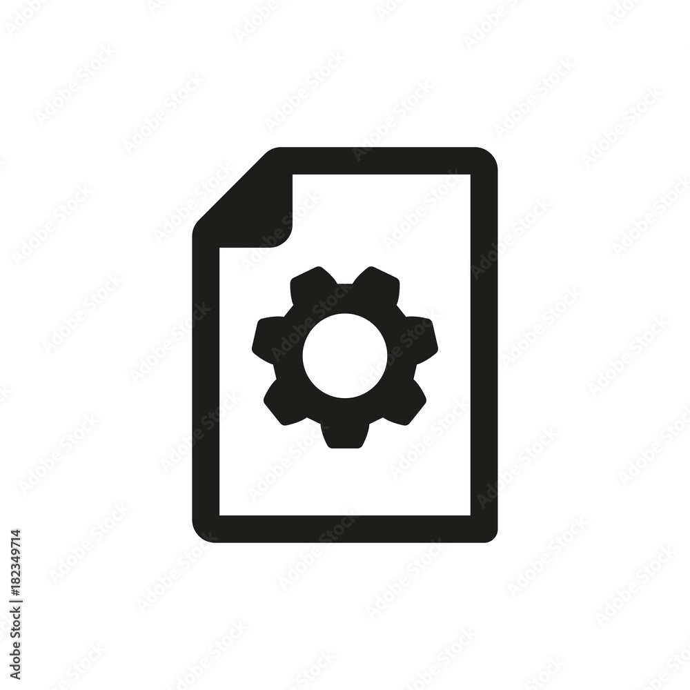 Business report vector icon.