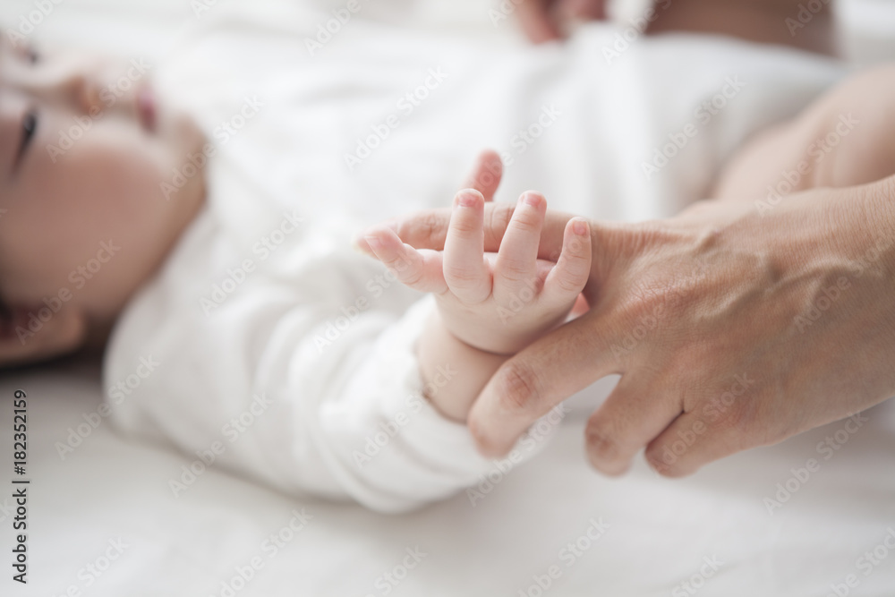 A cute baby. A cute baby.