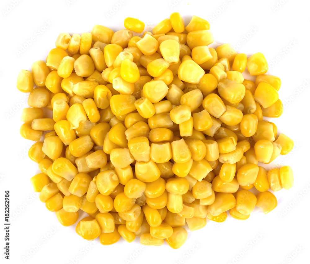 Sweet corn isolated on white background Sweet corn isolated on white background