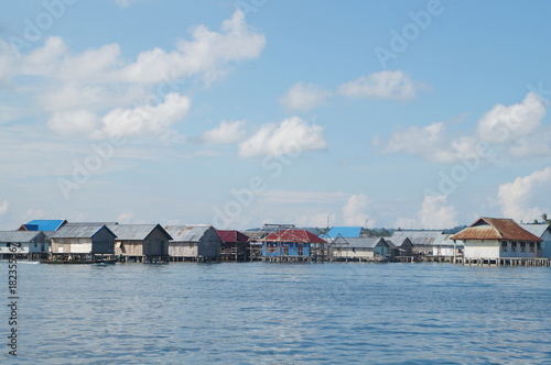 Traditional Village Above the Sea