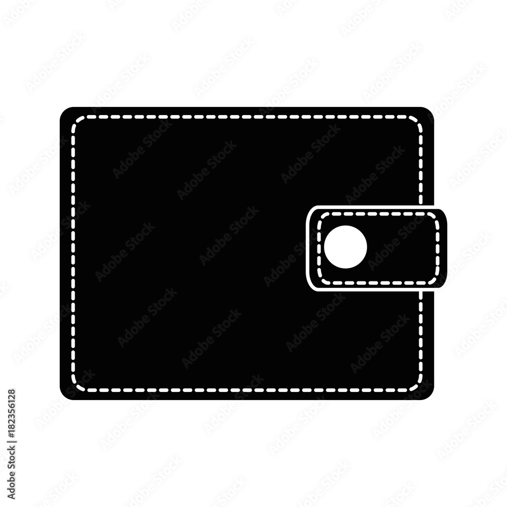 Fototapeta premium wallet money isolated icon vector illustration design