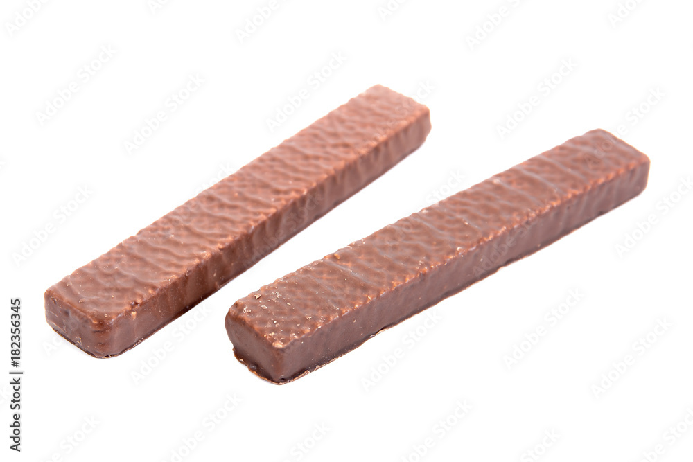 chocolate waffles isolated on white background chocolate waffles isolated on white background