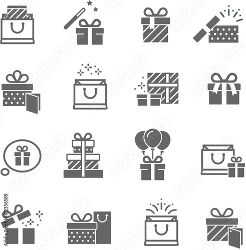 Set of gift boxes