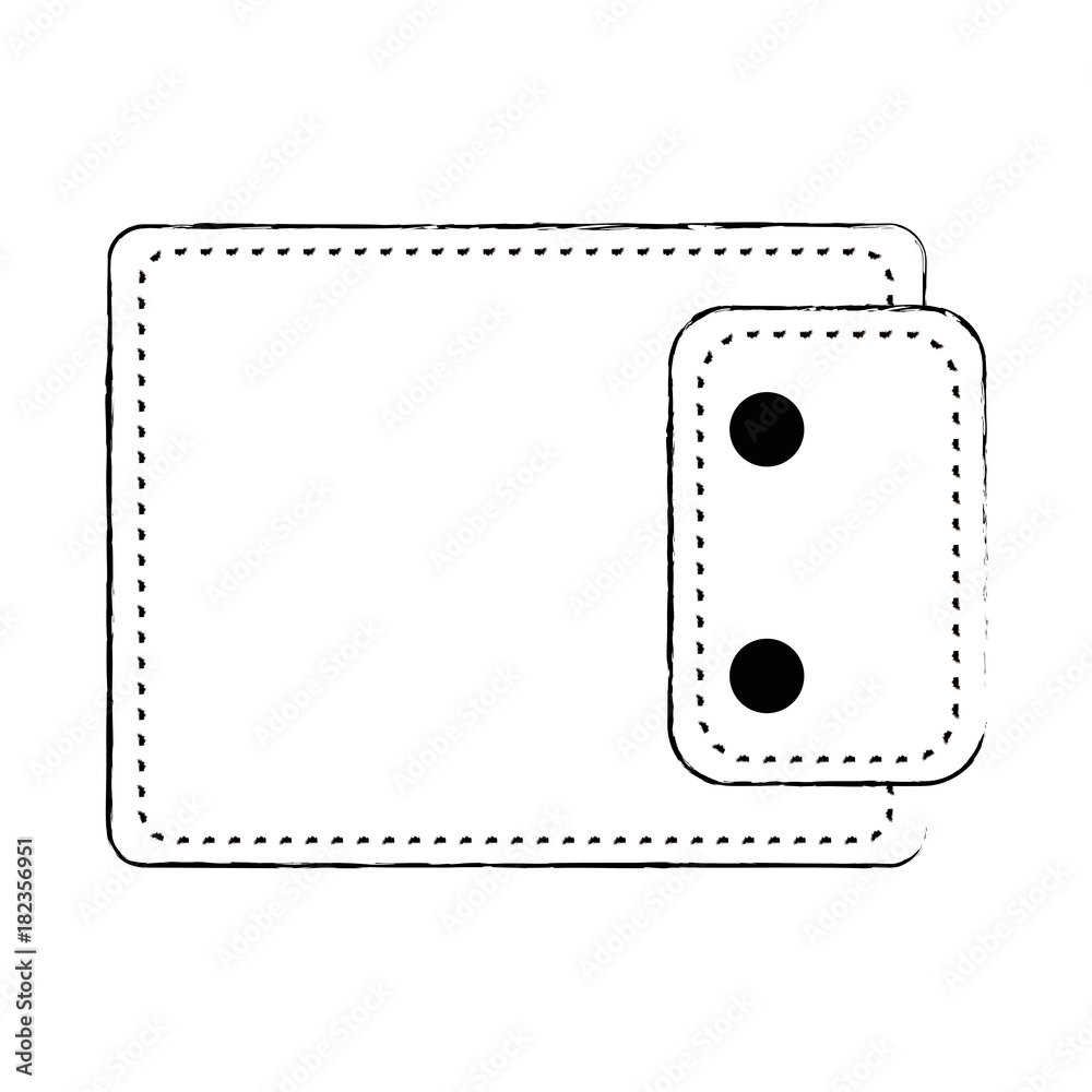 Fototapeta premium wallet money isolated icon vector illustration design