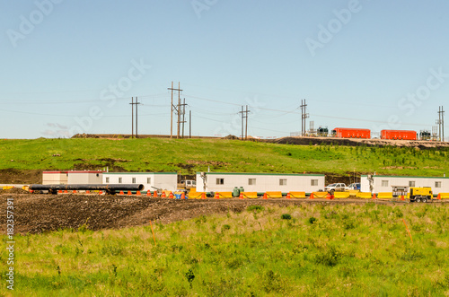 oil sands refinery industry photo