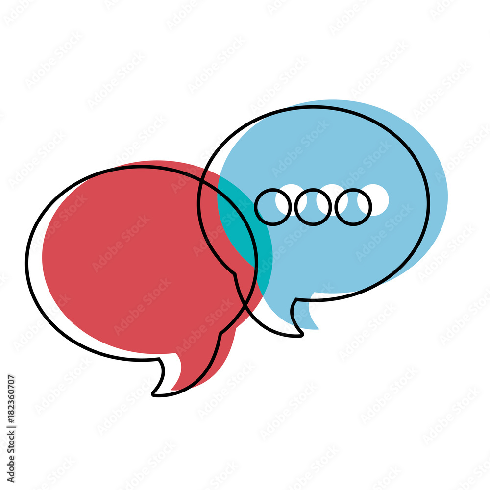 chat bubbles vector illustration chat bubbles vector illustration