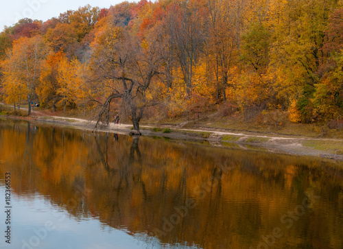 Autumn time lake