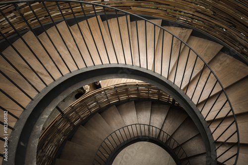 Spiral circle Staircase decoration interior