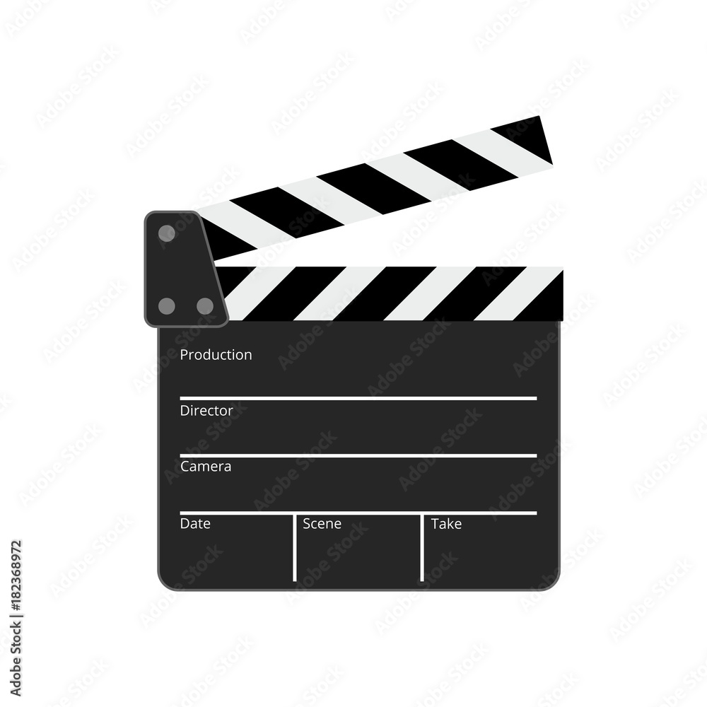 Fototapeta premium Movie Clapper, Film Flap 