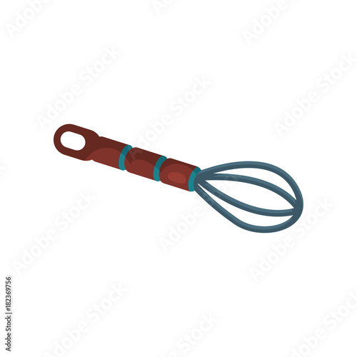 Whisk for whipping, kitchen equipment vector Illustration