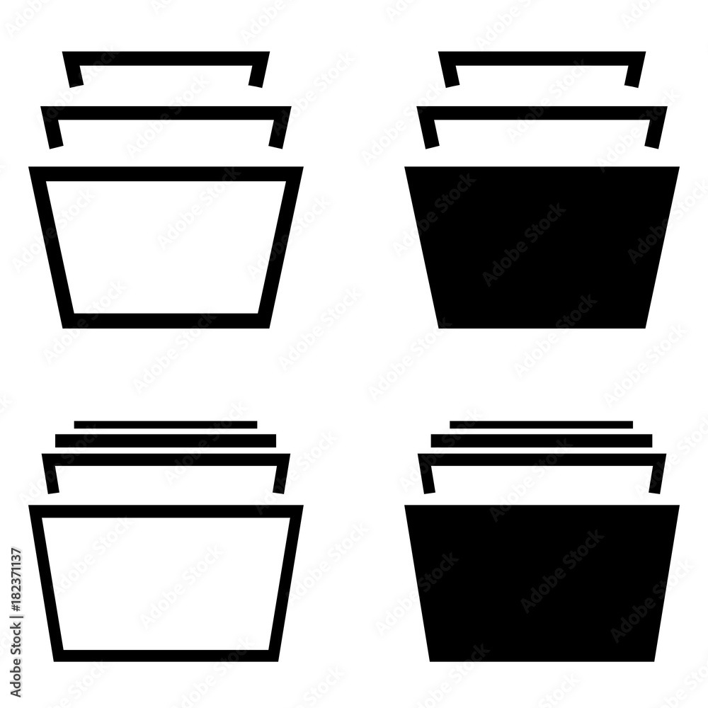 Set of archive icon Set of archive icon
