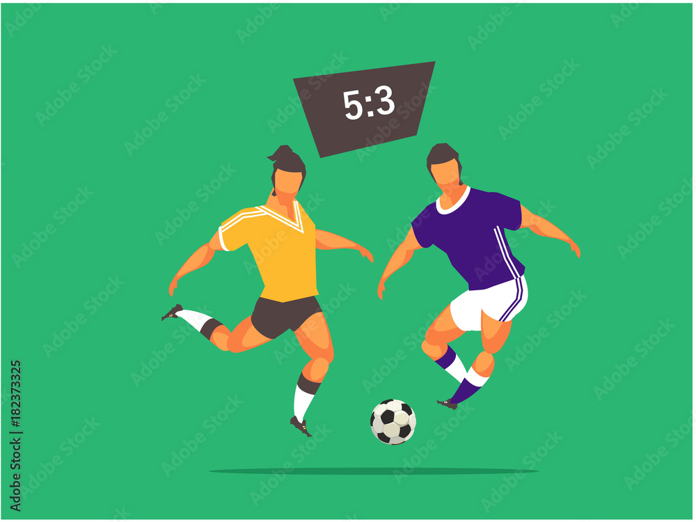 Fototapeta premium Soccer player sports