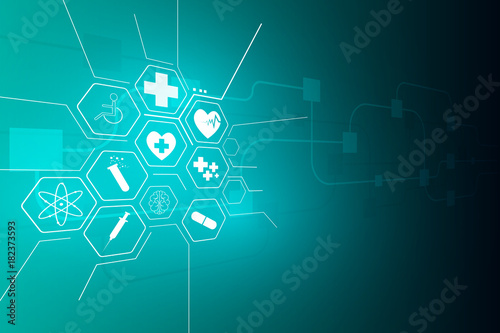 medical health care science innovation concept pattern background