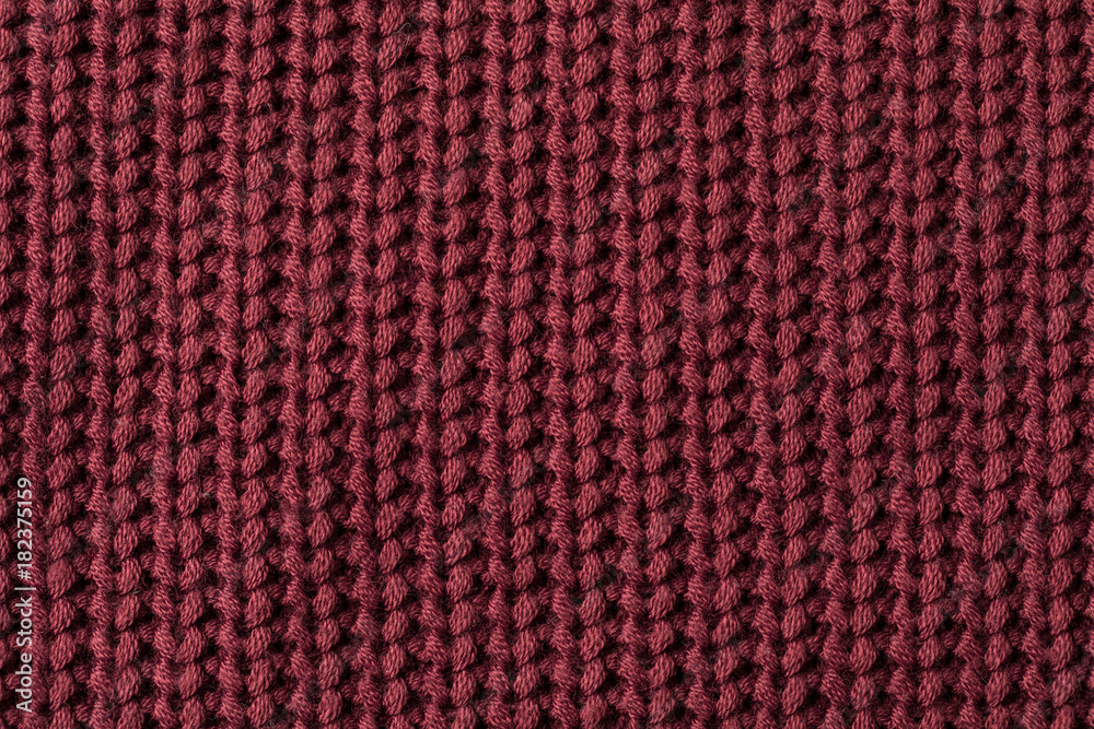 texture of burgundy sweater