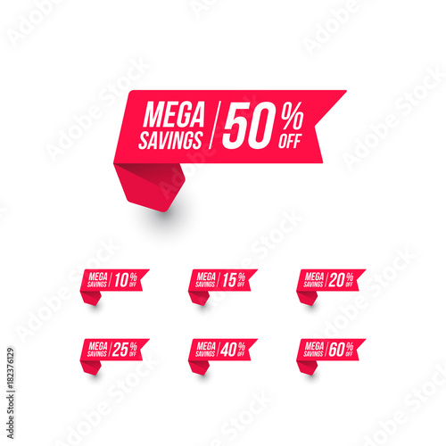 Mega Savings Shopping Price Tag