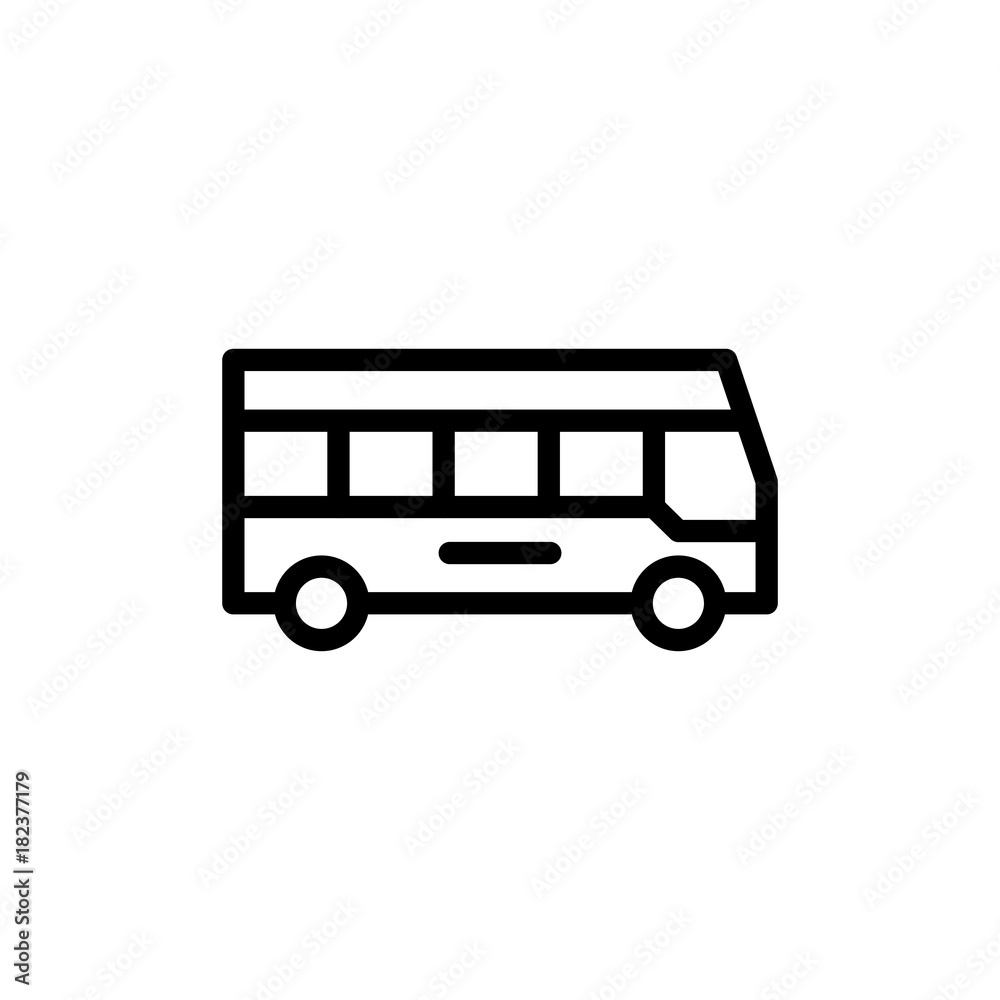 Bus flat icon