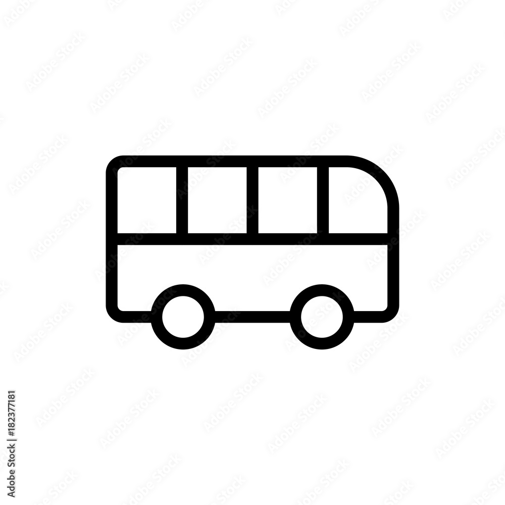 Bus flat icon