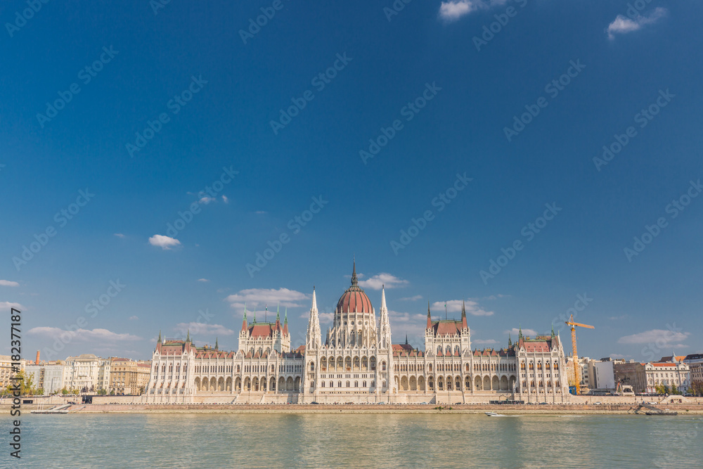 Hungarian parliament. Historic building in Budapest