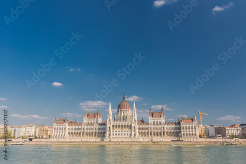 Hungarian parliament. Historic building in Budapest