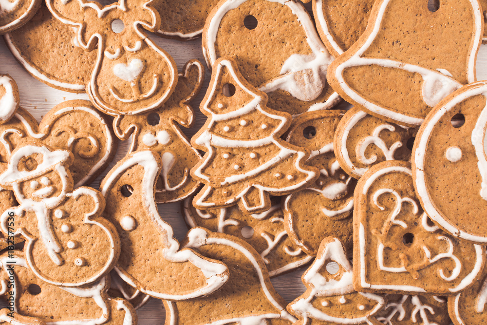 stack of gingerbread