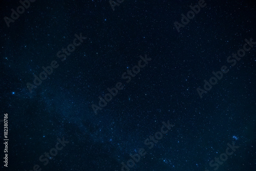 Sky at night with stars