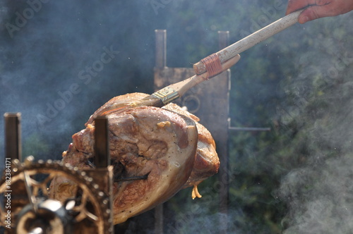 jambon à la broche