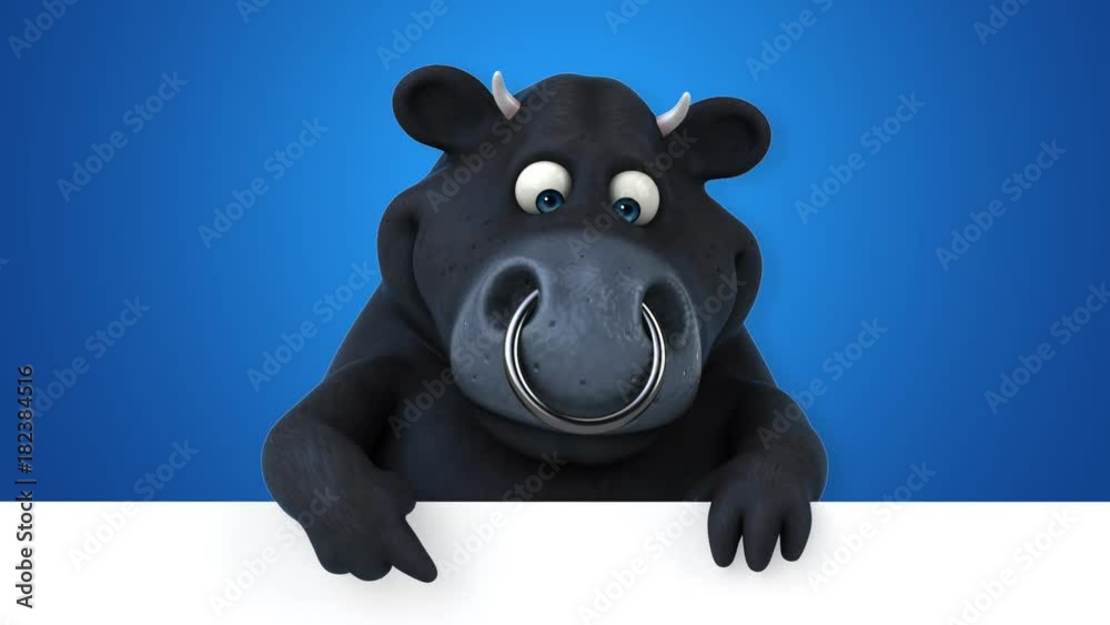 Fun bull - 3D Animation Fun bull - 3D Animation