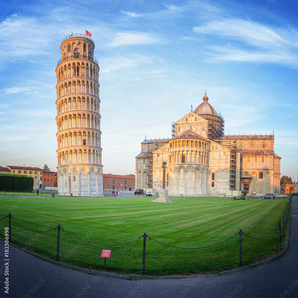 Leaning Tower and Cathedral of Pisa - Italy