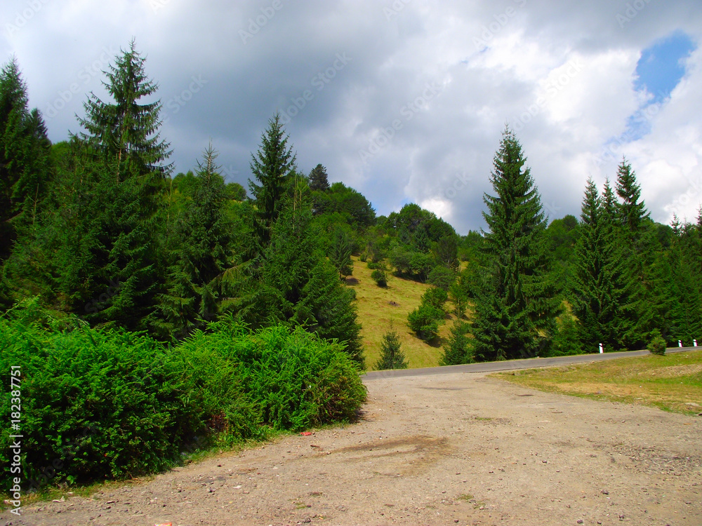 Mountains. Carpathians.