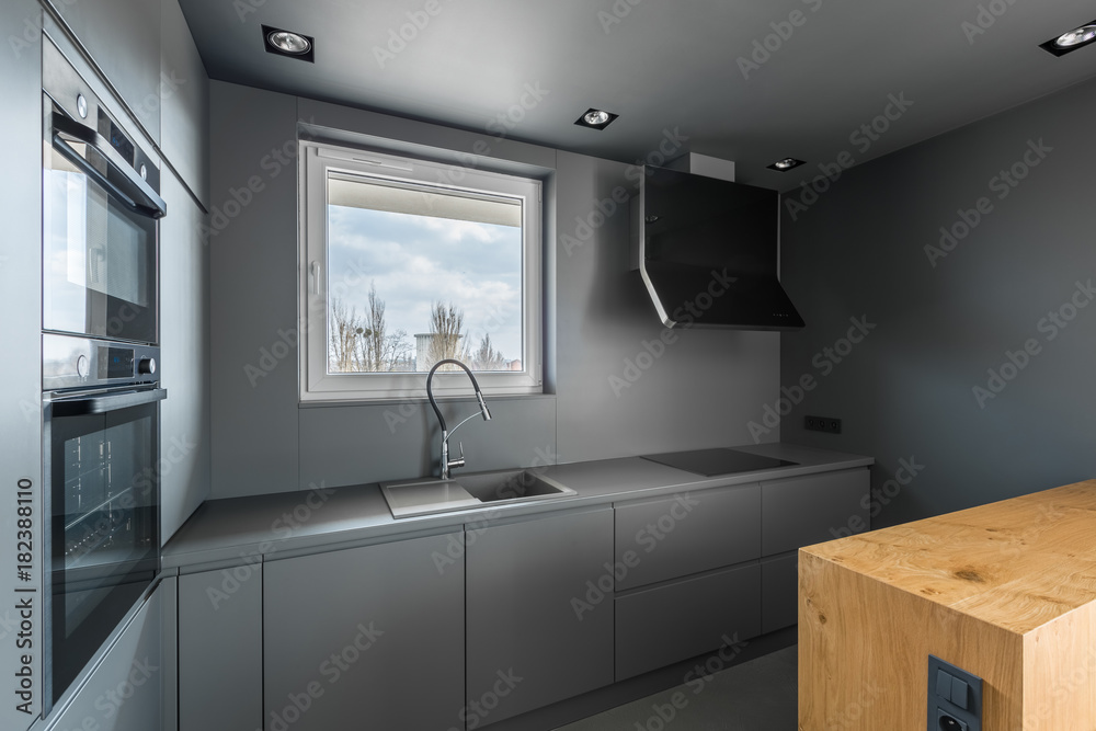 Monochromatic contemporary kitchen Monochromatic contemporary kitchen
