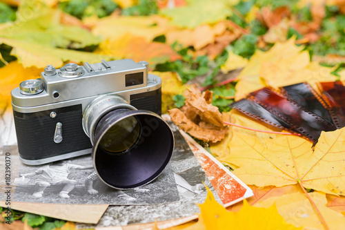 Old camera for the fall foliage and old photos
