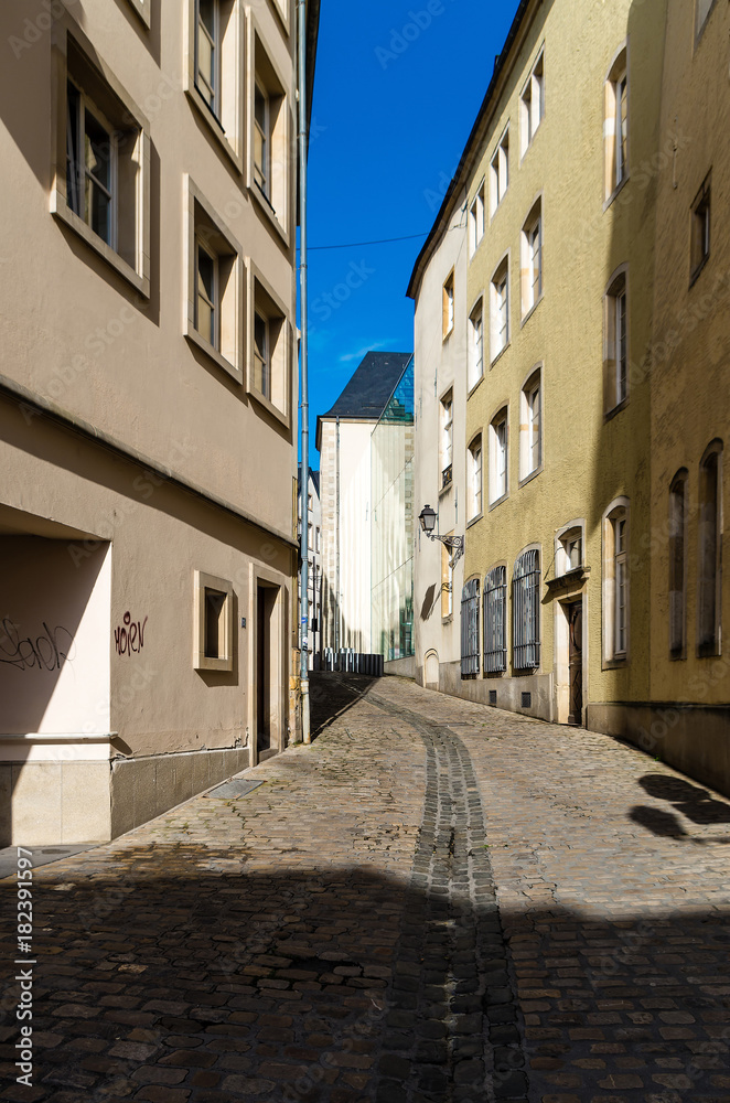 Rue du St Esprit in Luxembourg City, Luxembourg