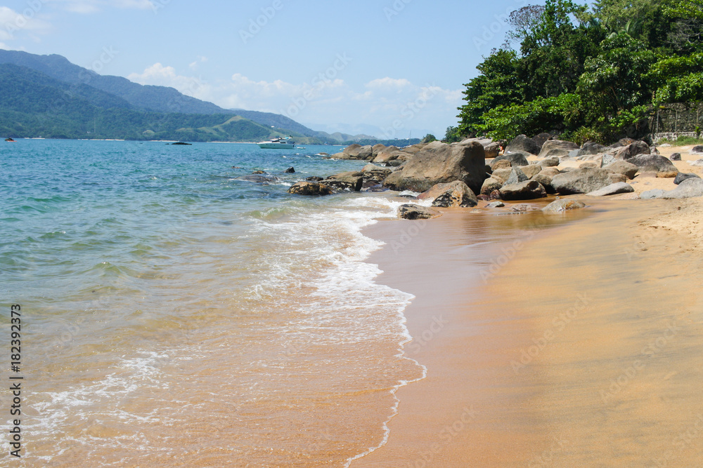 Praia Grande, Ilhabela, Brasil.