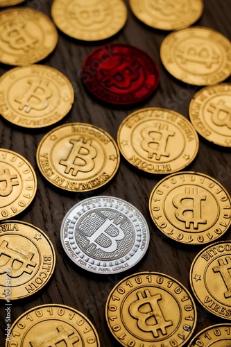 Bitcoin gold coins