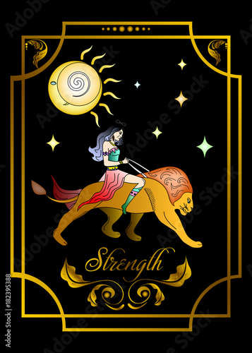 the STRENGTH card