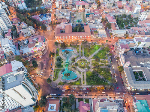 Plaza Colon in Cochabamba, Bolivia