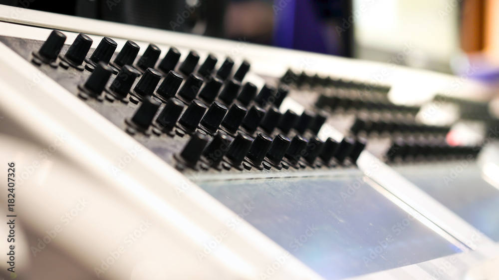 Professional audio mixing console Professional audio mixing console