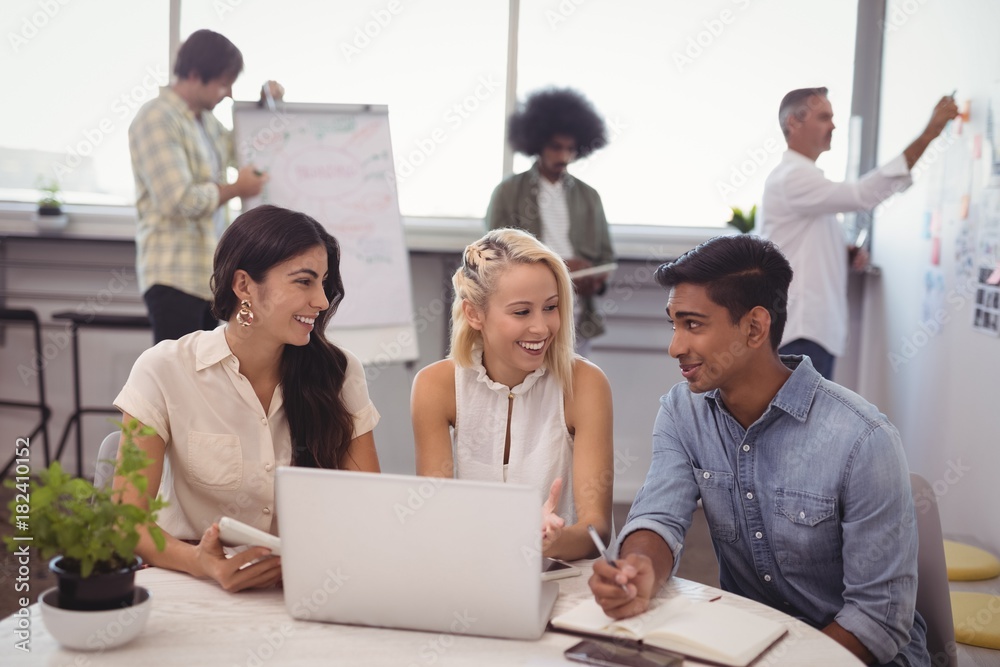 Фотография Business executives planning in creative office