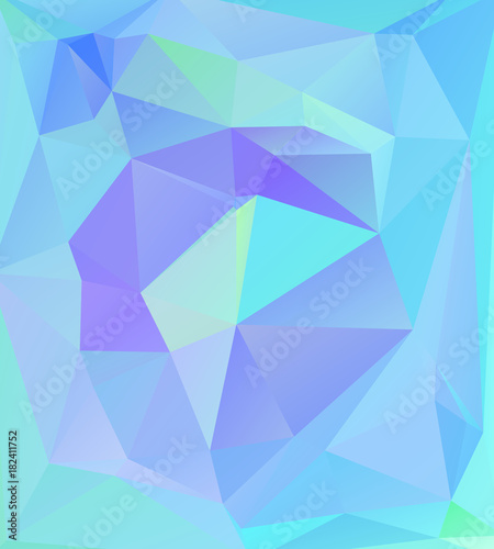 Abstract geometric background of triangular polygons. Retro mosaic triangle bright trendy pattern for web, business template, brochure, card, poster, banner design.