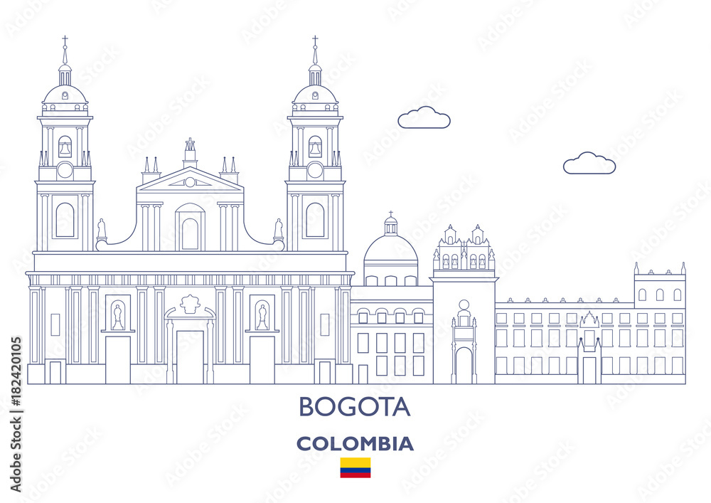 Bogota City Skyline, Colombia