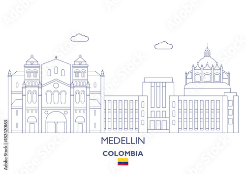 Medellin City Skyline, Colombia