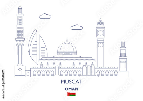 Muscat City Skyline, Oman